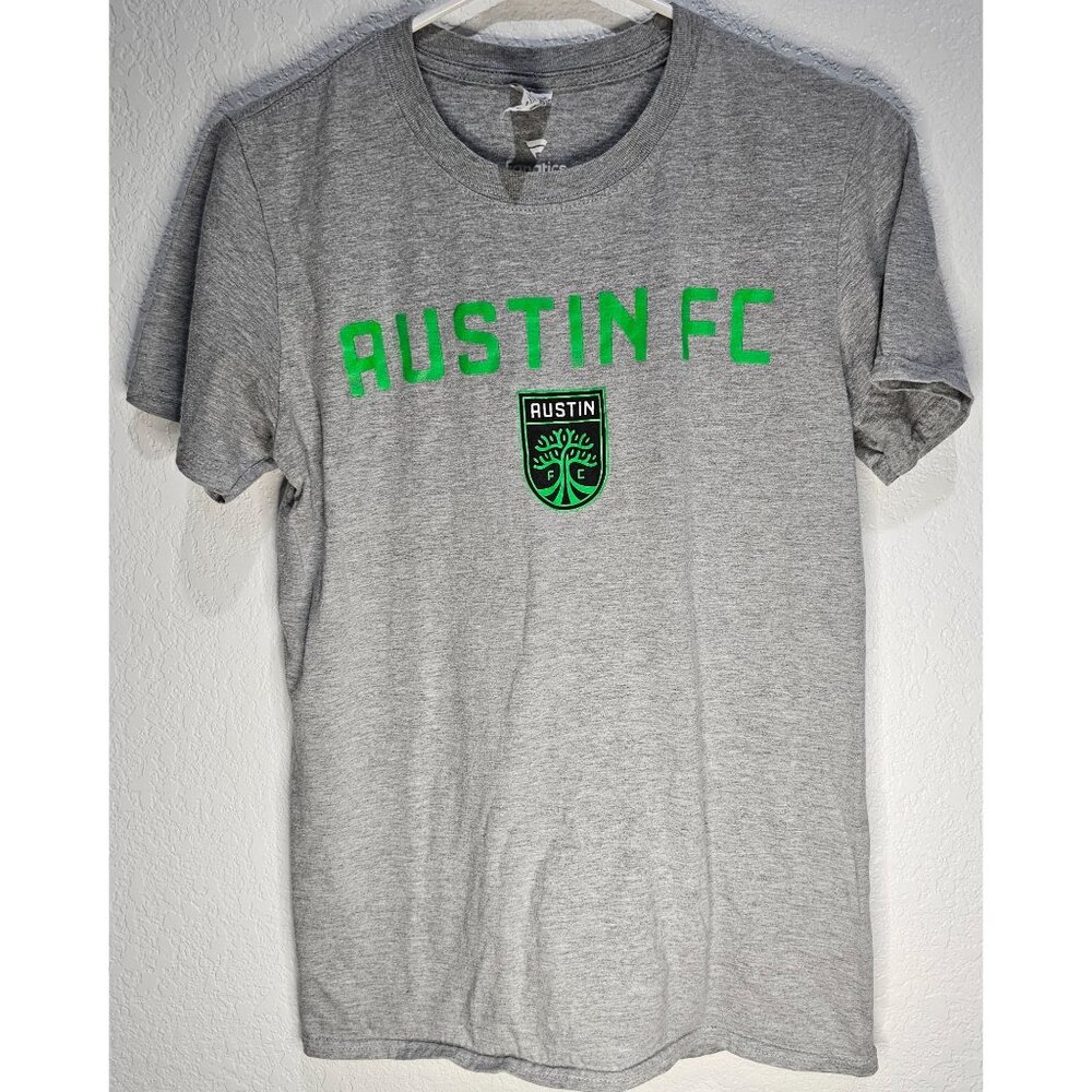 Women's Small Austin FC Soccer T-shirt,‎ Go Verde!